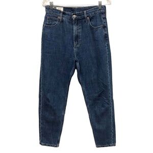 Gap Jeans Women's 27/4 Blue Medium Wash High-Rise Mom Denim Jeans 80s Retro